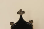 Pair of  Vintage Double Arm Italian Brass Sconces with Mirror