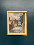 “Street with Houses” by Jan Hatvani