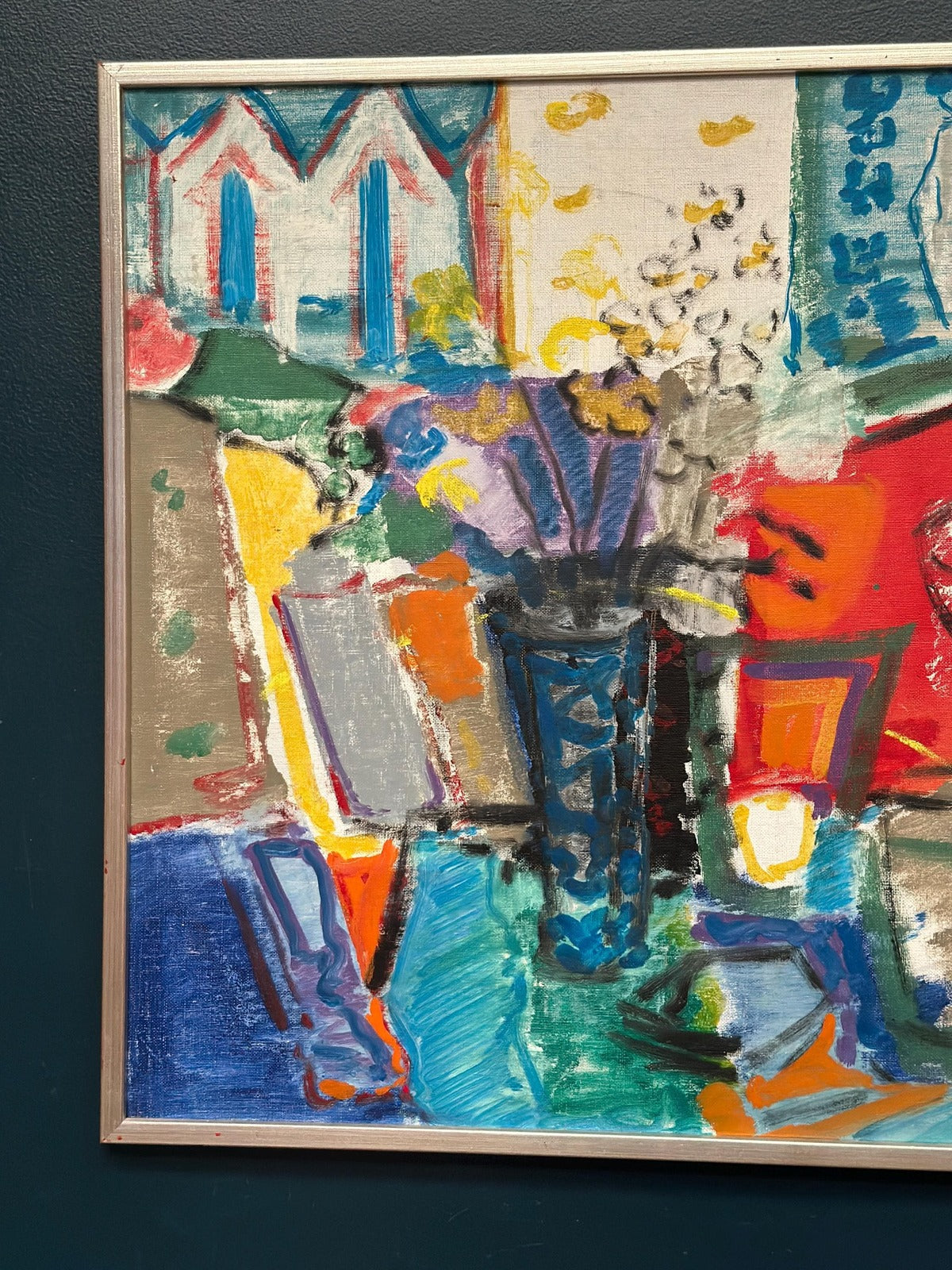 “Still Life with Flowers” by Eric With (1916–2000)
