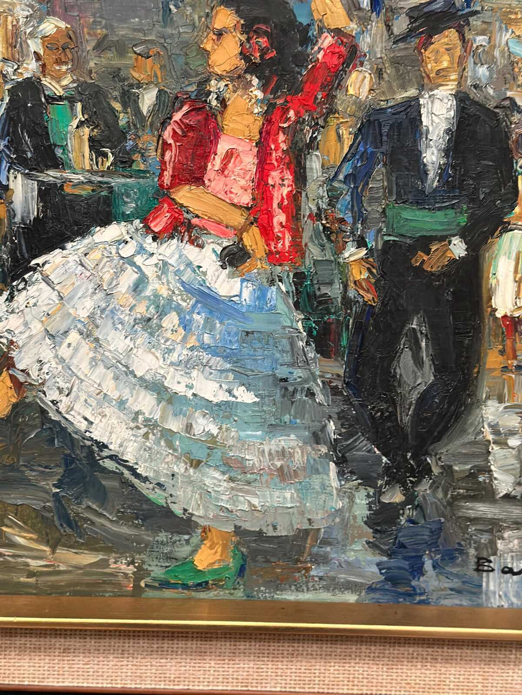 Dancing Couple in Lively Setting
