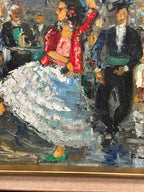 Dancing Couple in Lively Setting