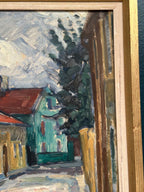 “Street with Houses” by Jan Hatvani