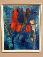 “PRÆSENTATION I BLÅT” by Marino Marini