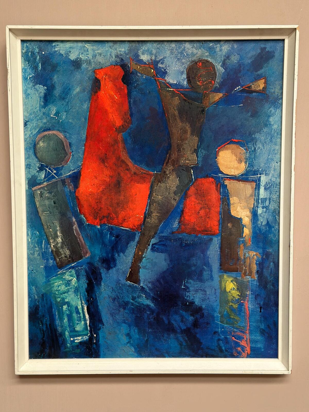 “PRÆSENTATION I BLÅT” by Marino Marini