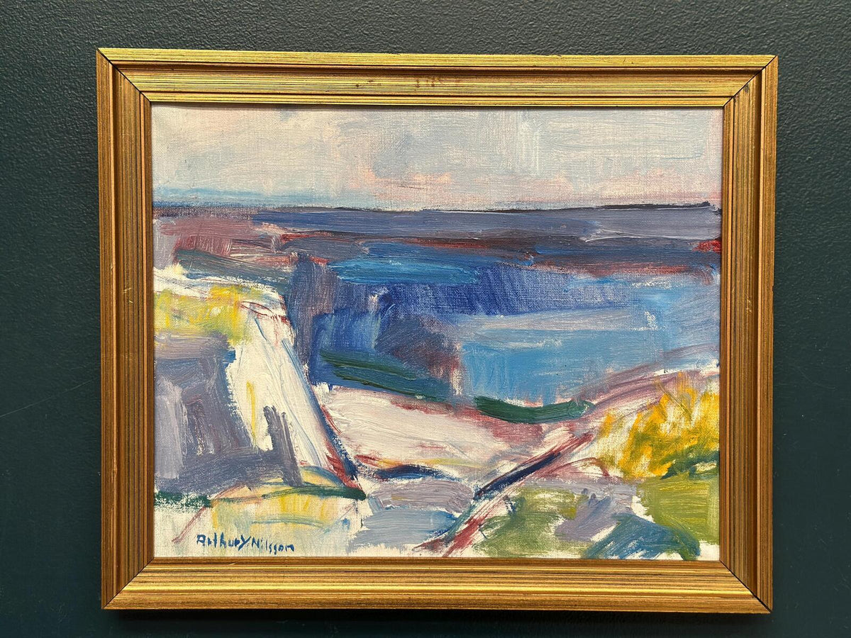 “Coastal Landscape” by Arthur Y. Nilsson