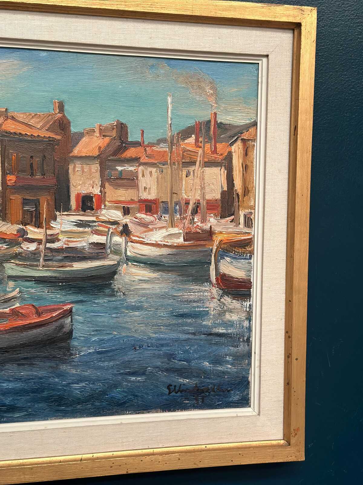 “Boats in the Harbor” by Ellis Wallin