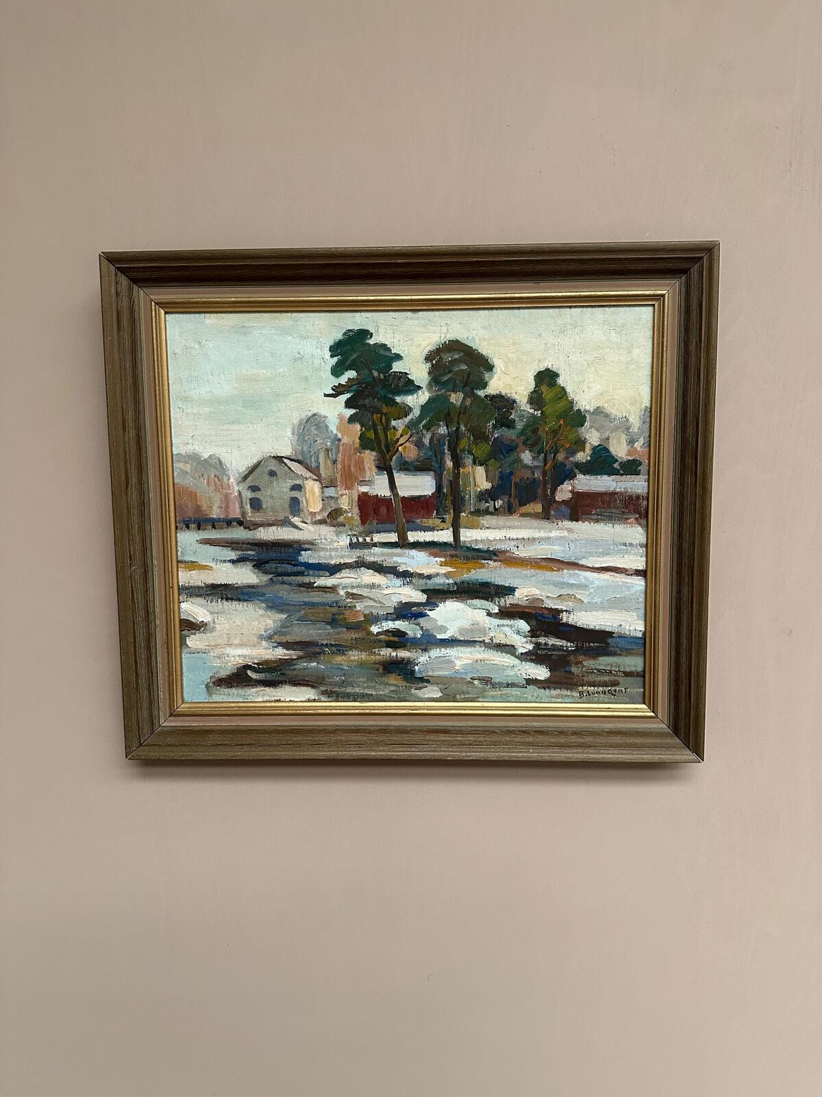 “Winter Landscape” by B. Lundqvist