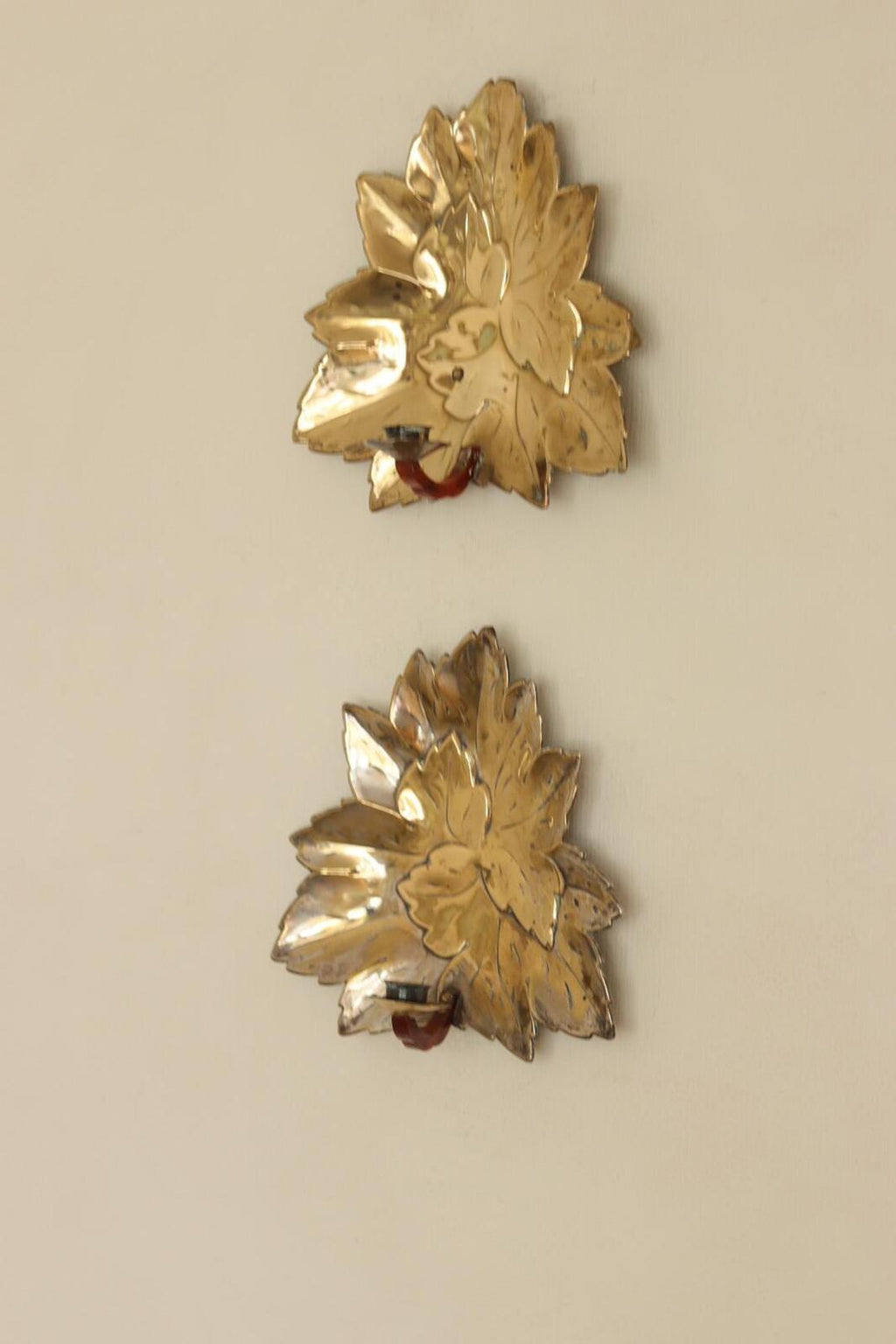 Pair Of Swedish Metal Sconces