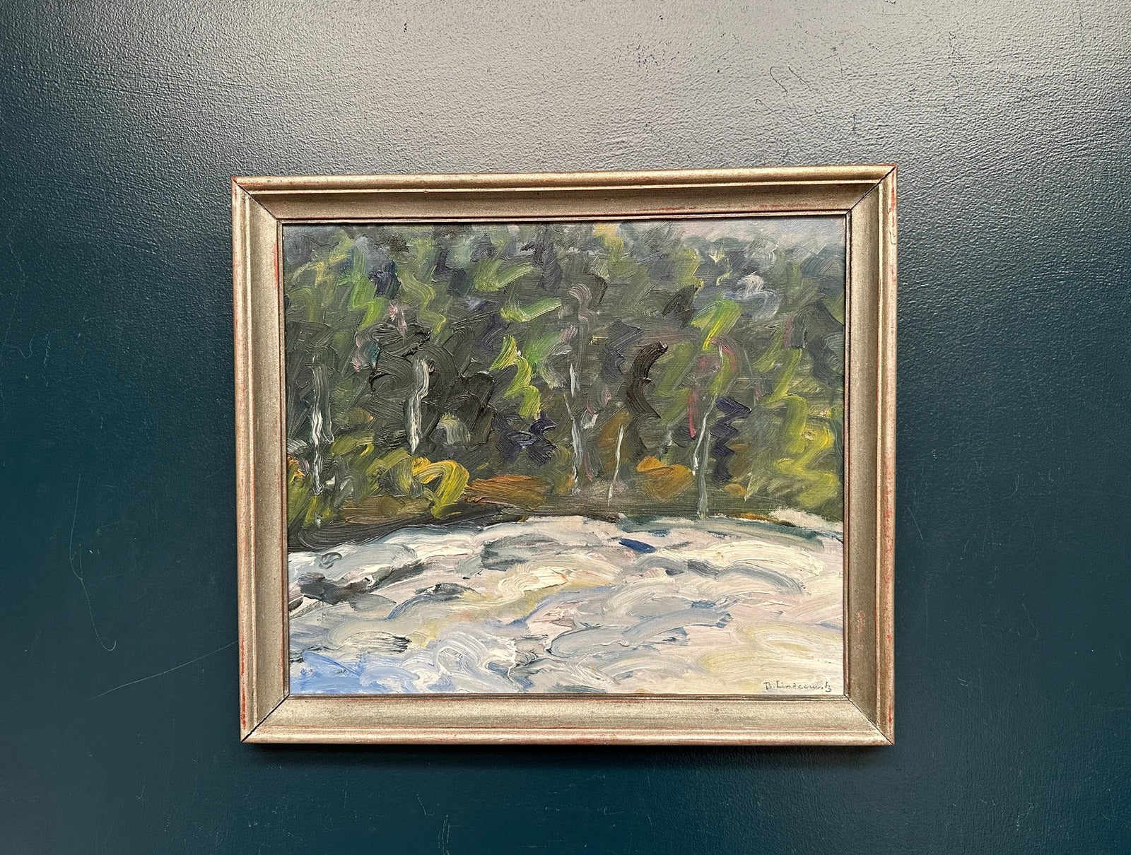 “Vinterlandskap” by Bertil Lindecrantz