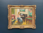 "Woman at Piano” by Nicolai Coster