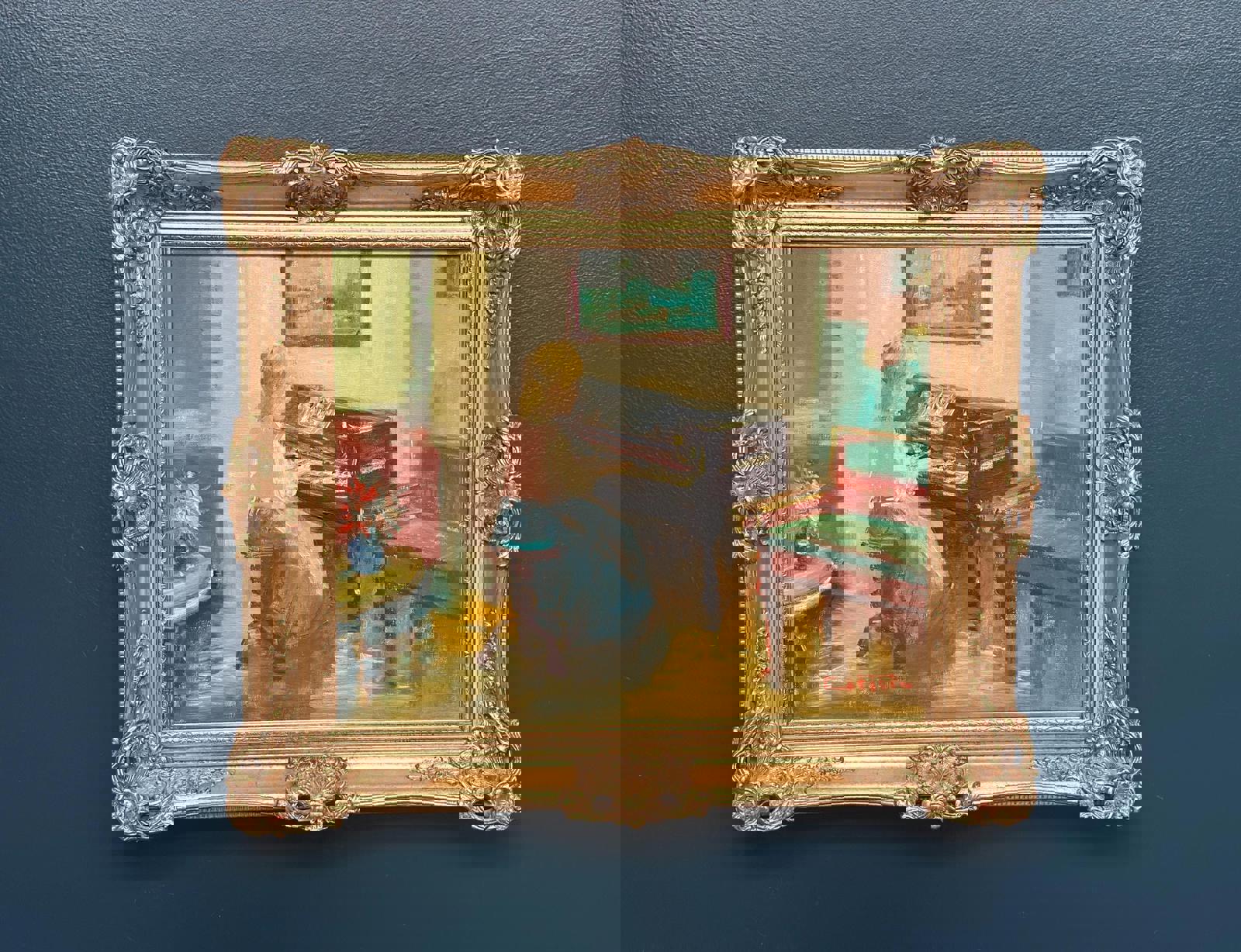 "Woman at Piano” by Nicolai Coster