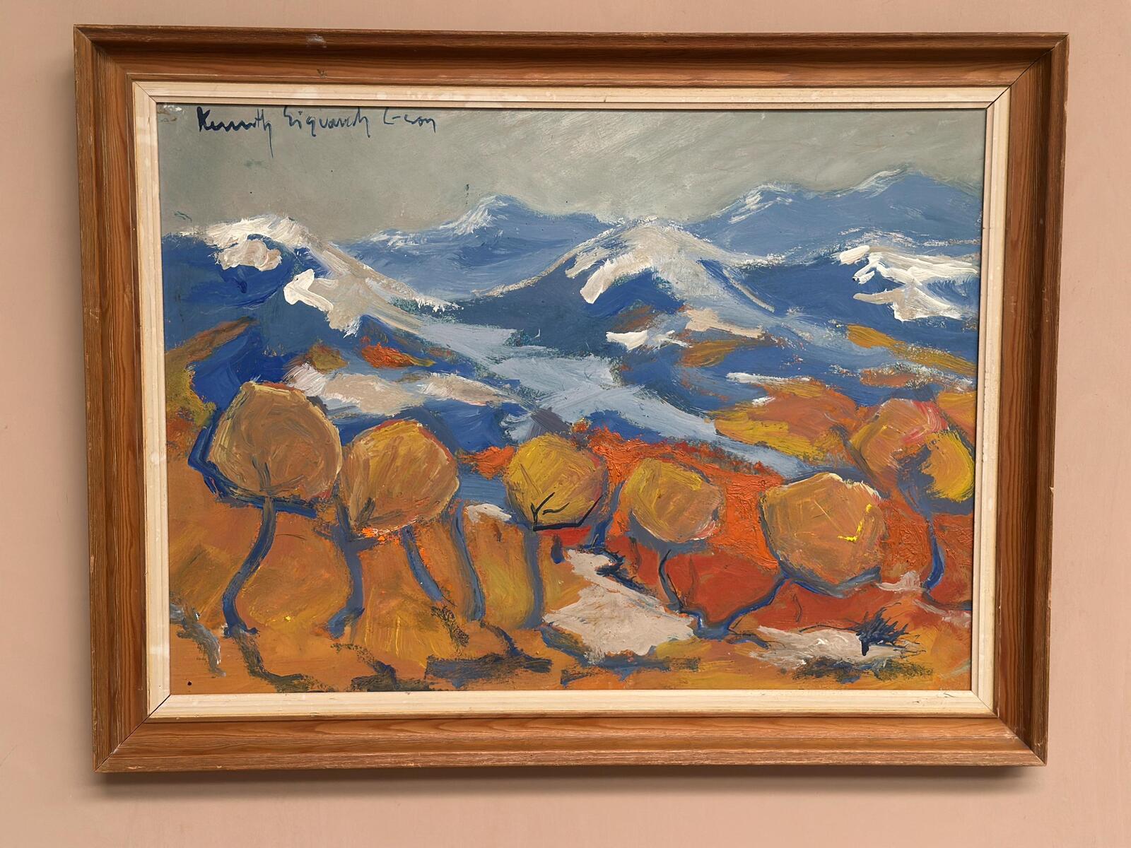 “Trees and Mountains” by Kenneth Sigvard