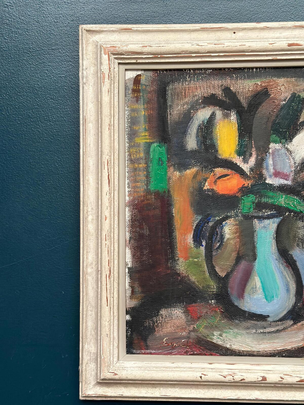 “Tulips in Blue Vase” by Eric Elfwén