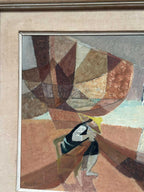 “Figure with Boats” by Nils Öst (1908–1982)
