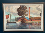 “Coastal Village” by Helge Andersson