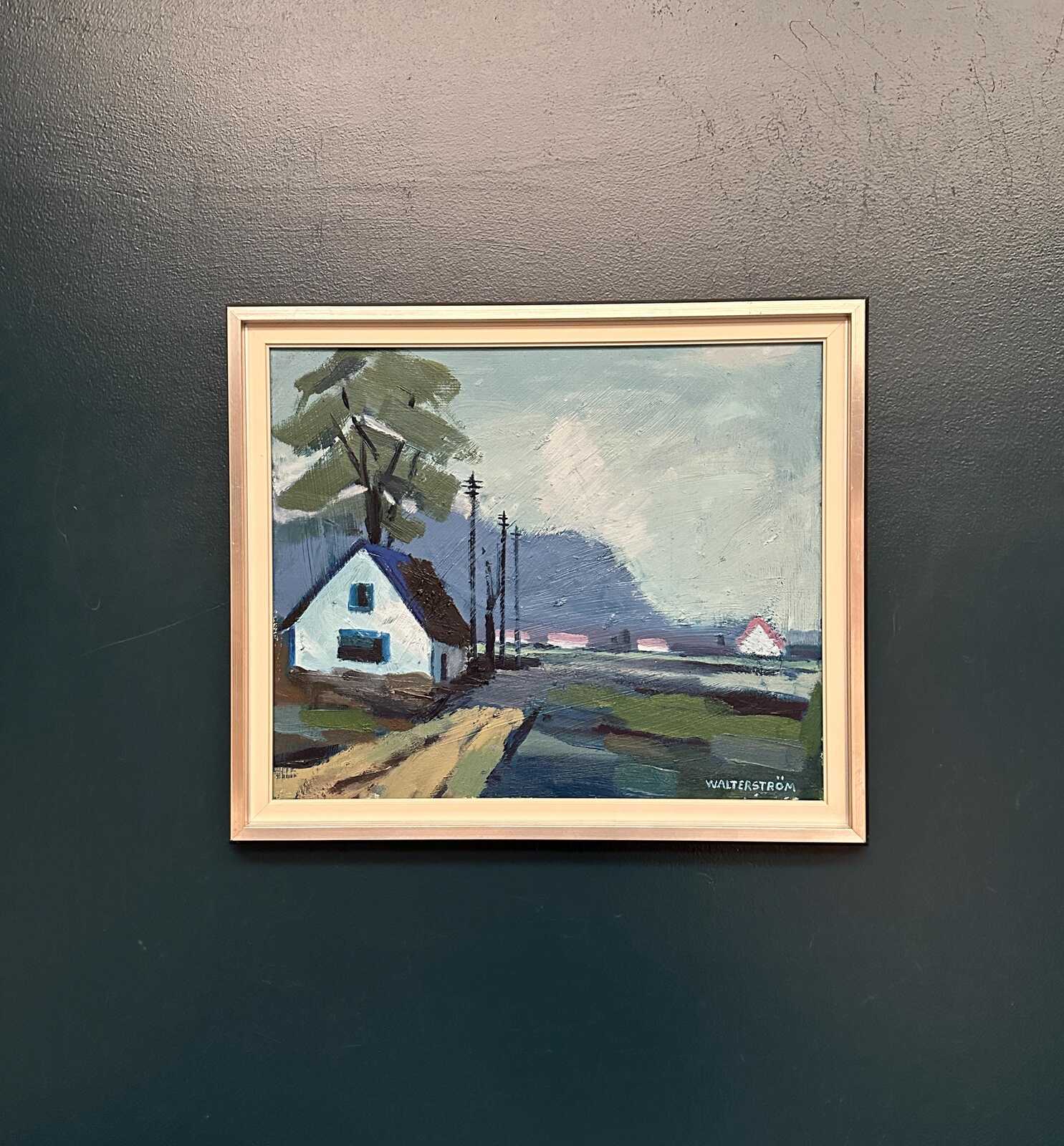 “Landscape with House” by Ingvar Walterström
