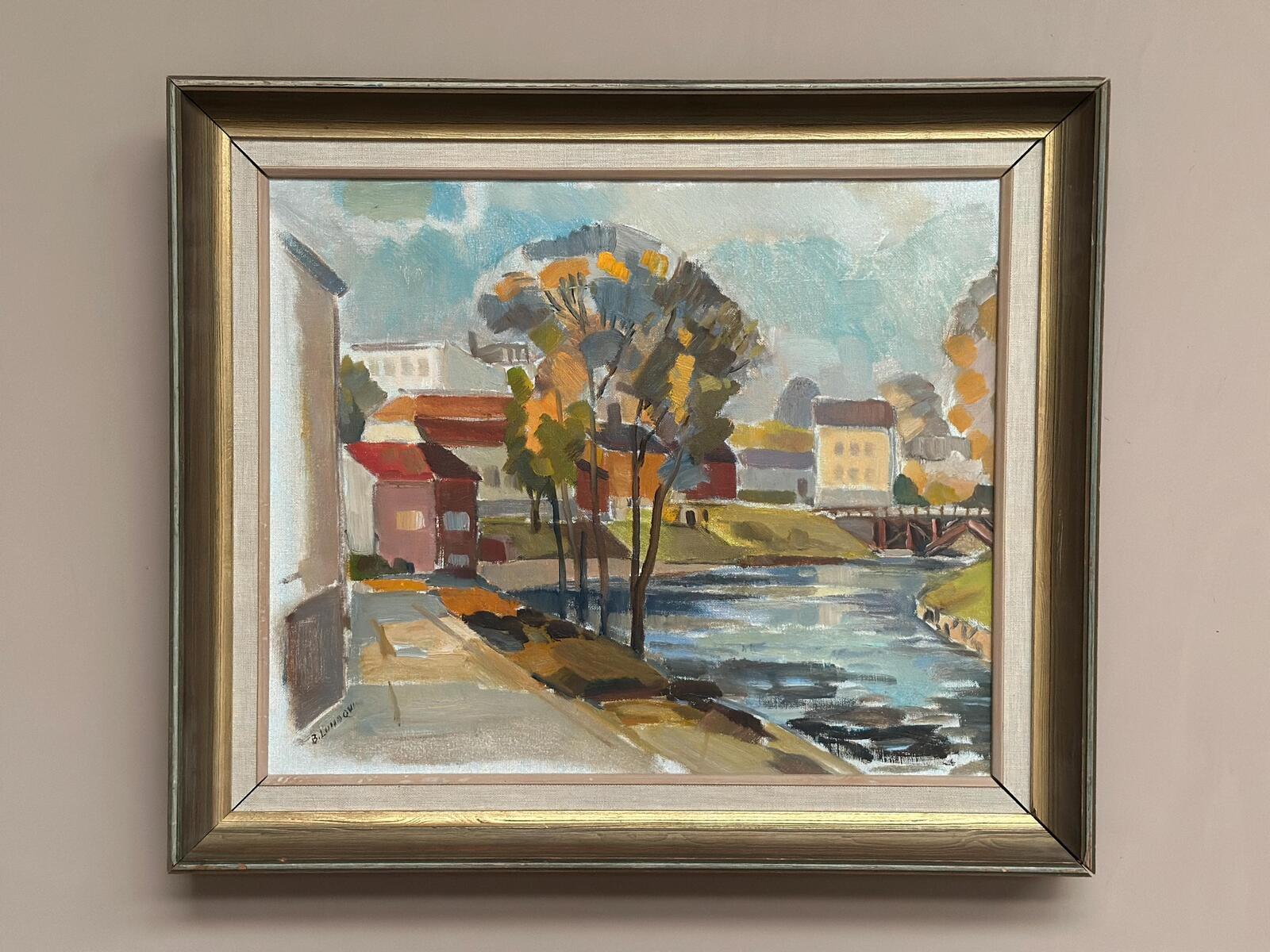“Riverside Village” by B. Lundqvist