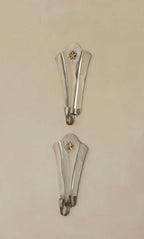 Pair Of Mid Century Swedish Pewter Sconces by GAB Sweden 1930s
