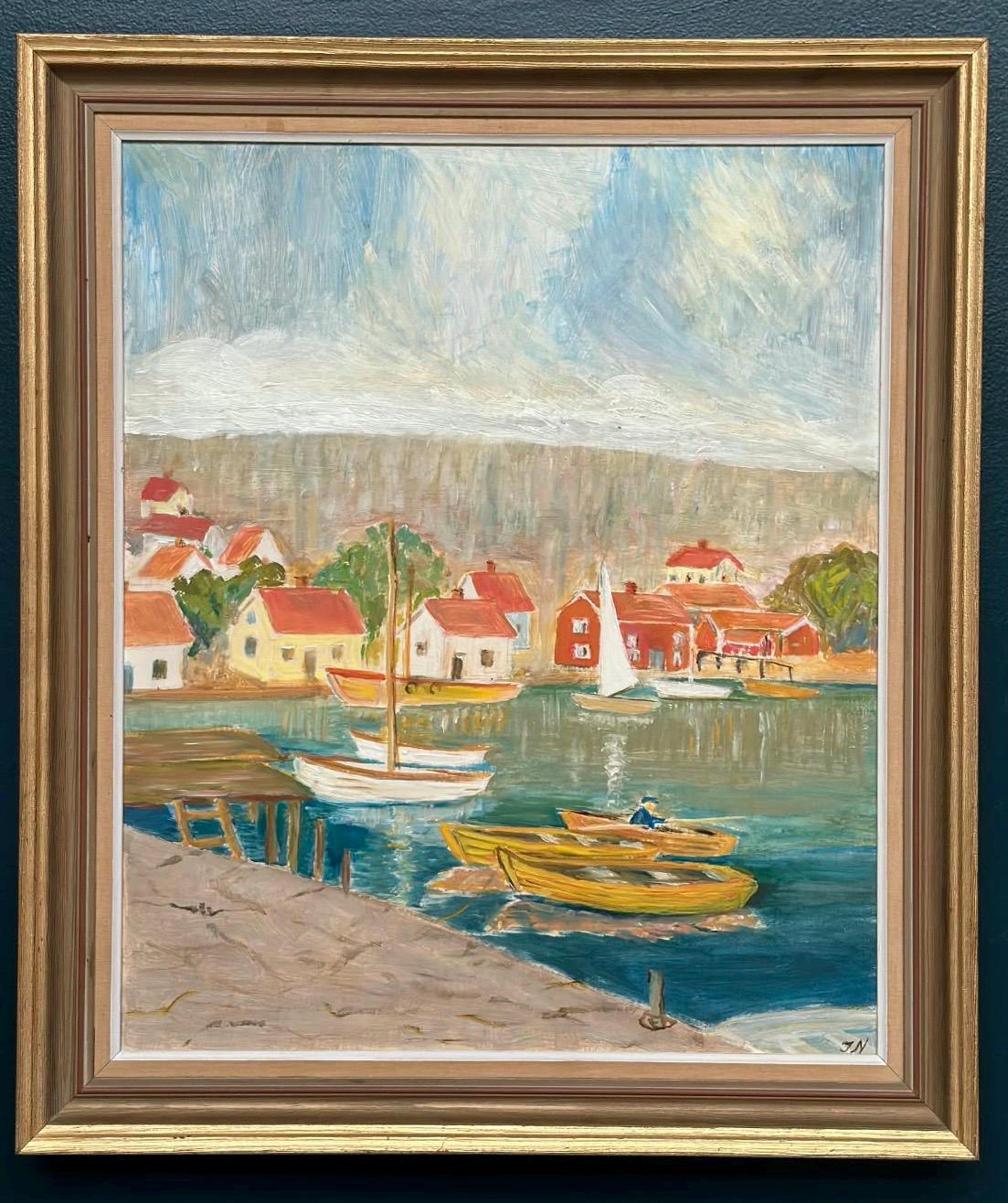 “Coastal Village” by Tage Nillson