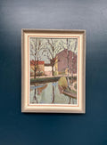 “Landscape with Trees & Buildings” by Ingvar Björk