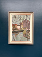 “Landscape with Trees & Buildings” by Ingvar Björk