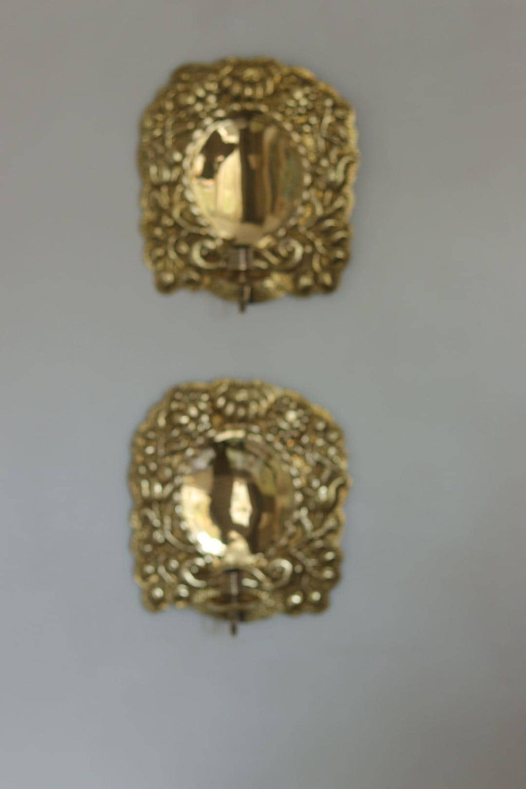 Pair of Mid-Century Swedish Brass Sconces