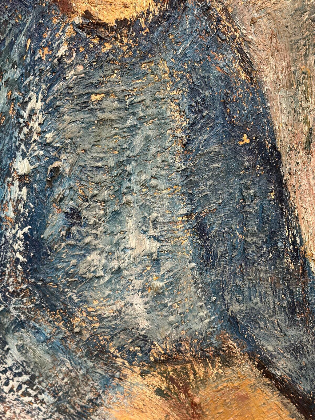 “Kvinna i blått” by Gösta Falck