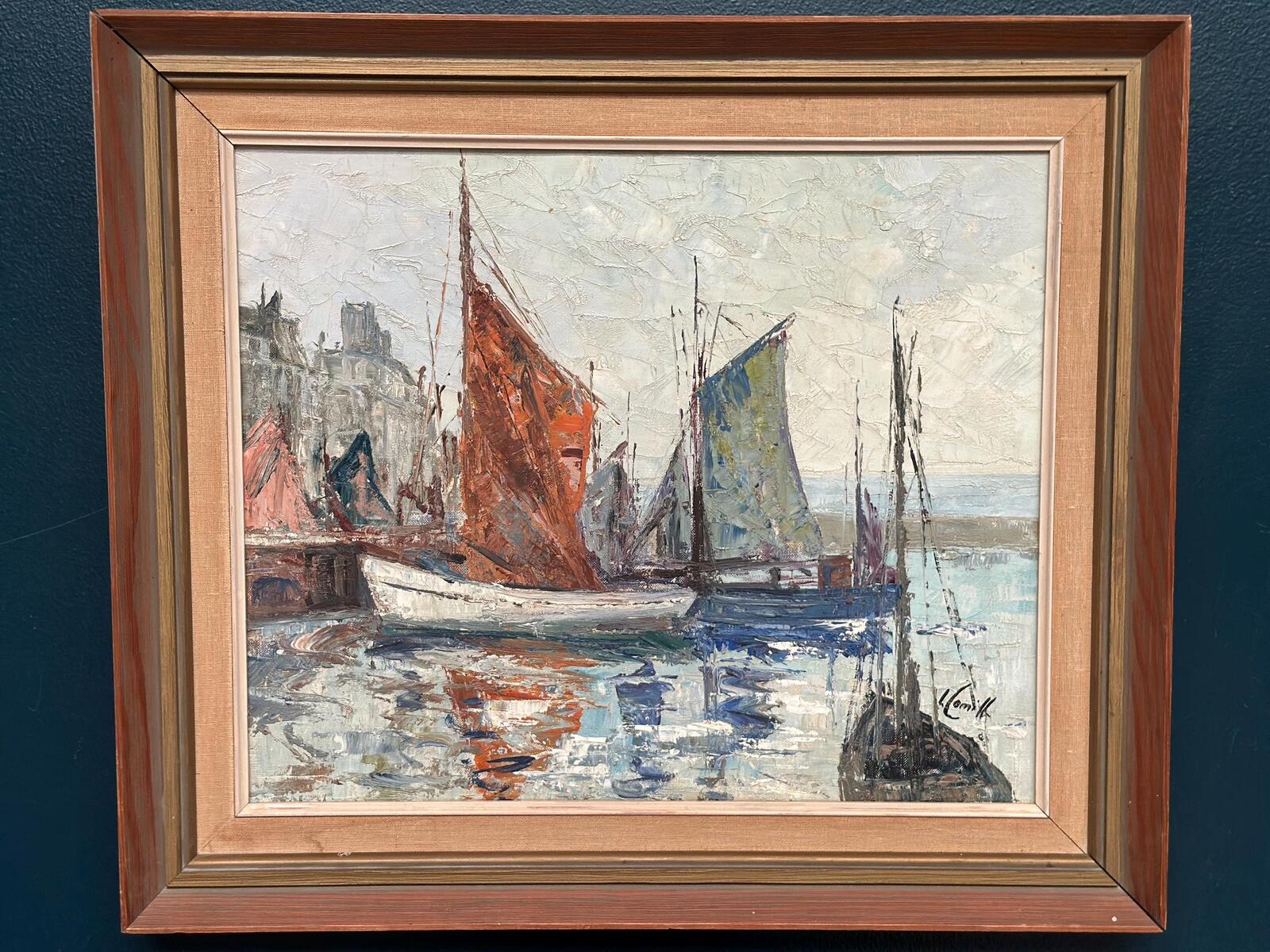 “Boats in Harbour” by Inge Camill