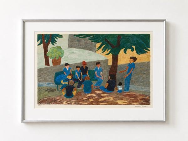 “Gathering Under Tree” by Catharina Nilsson