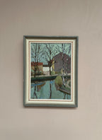 “Landscape with Trees & Buildings” by Ingvar Björk