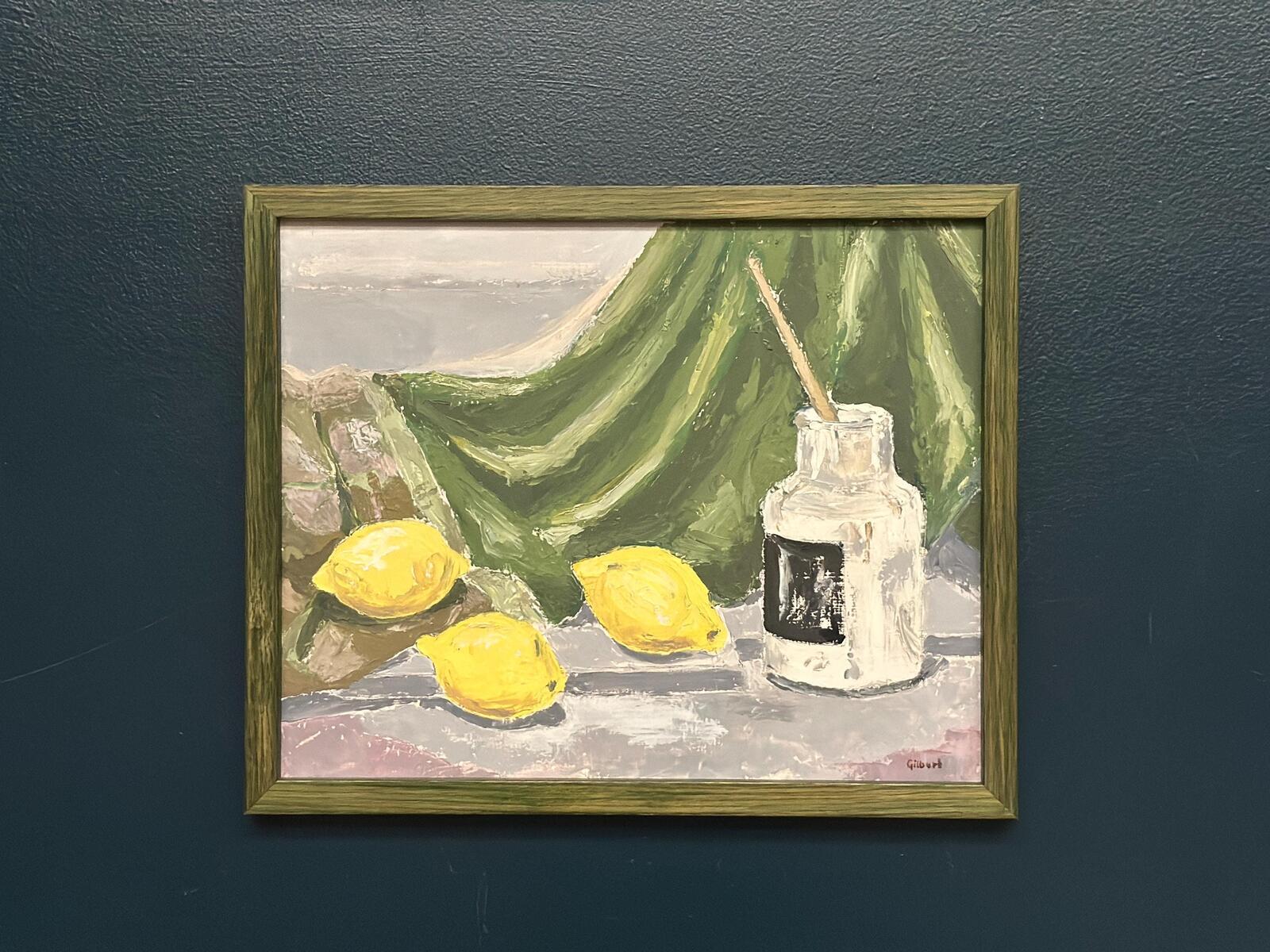 “Still Life with Lemons and Inkpot” by Gilber