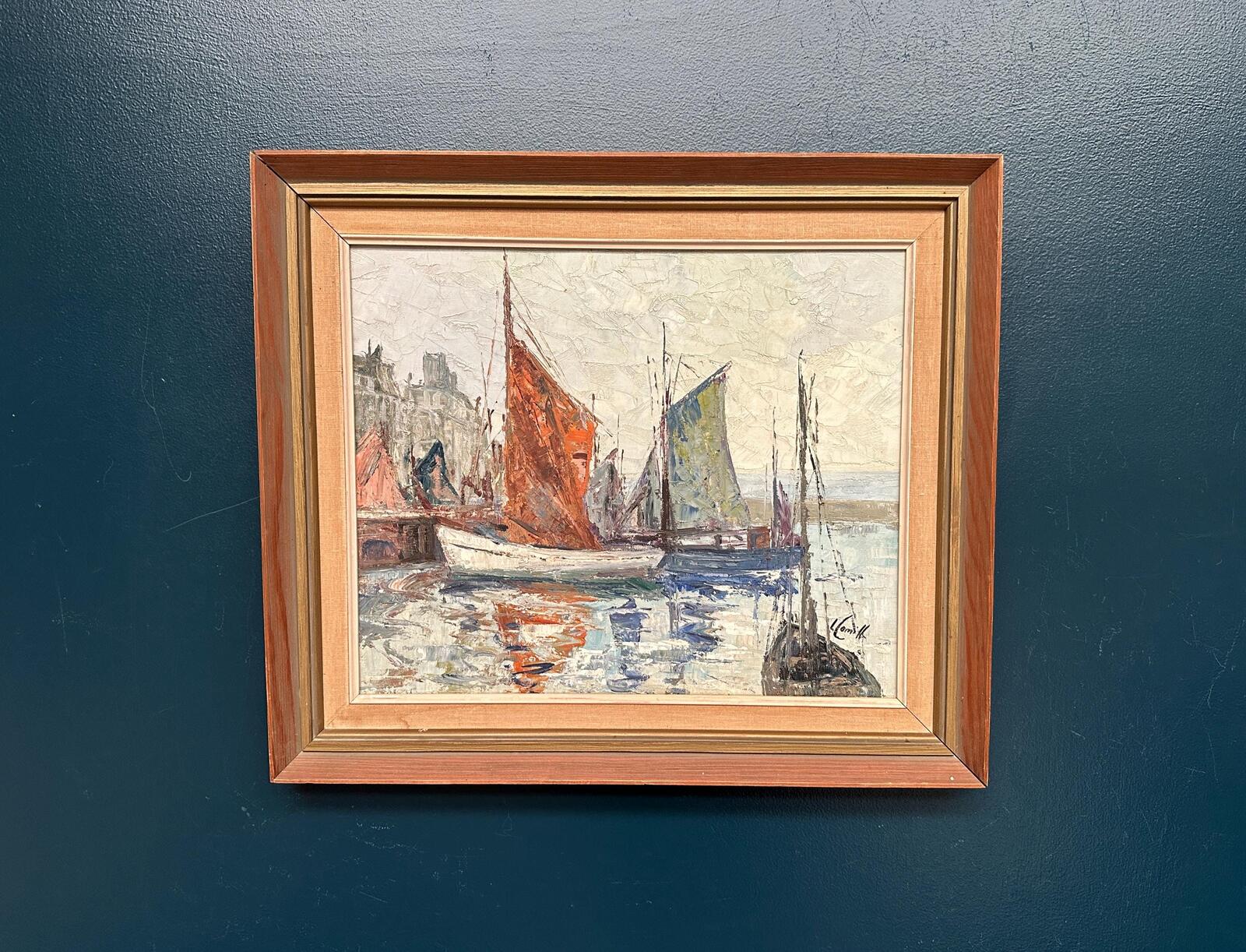 “Boats in Harbour” by Inge Camill