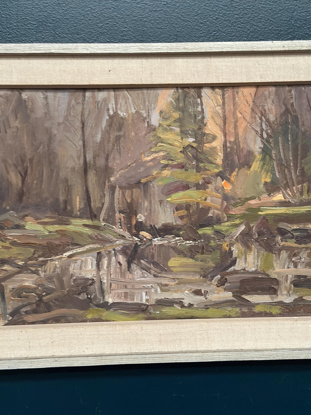 “Old Sawmill, Apelnäs Roasjö” by Gunnar Svensson