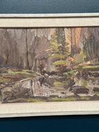 “Old Sawmill, Apelnäs Roasjö” by Gunnar Svensson