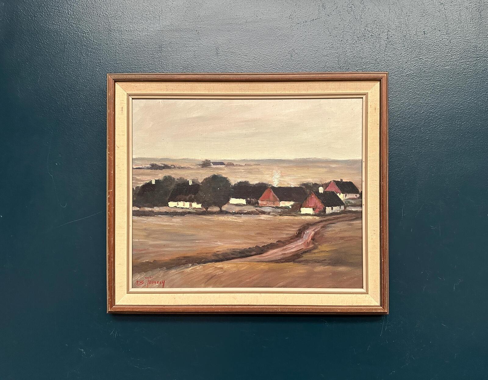 “Landscape with Farms” by B. Jernberg