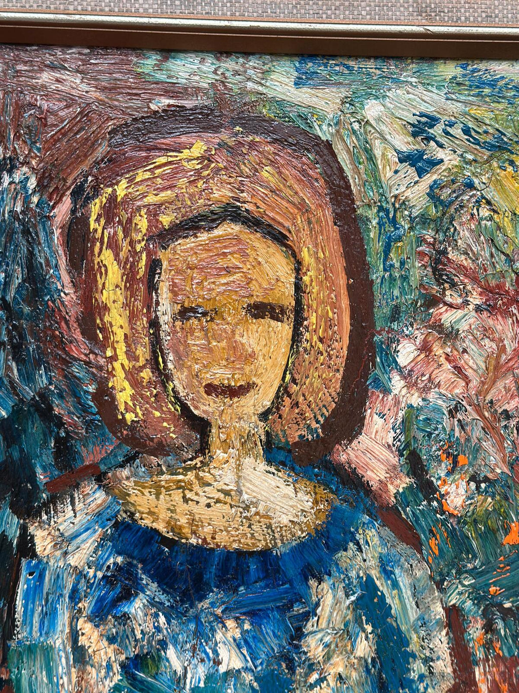 “Woman in Blue” by Gösta Falck
