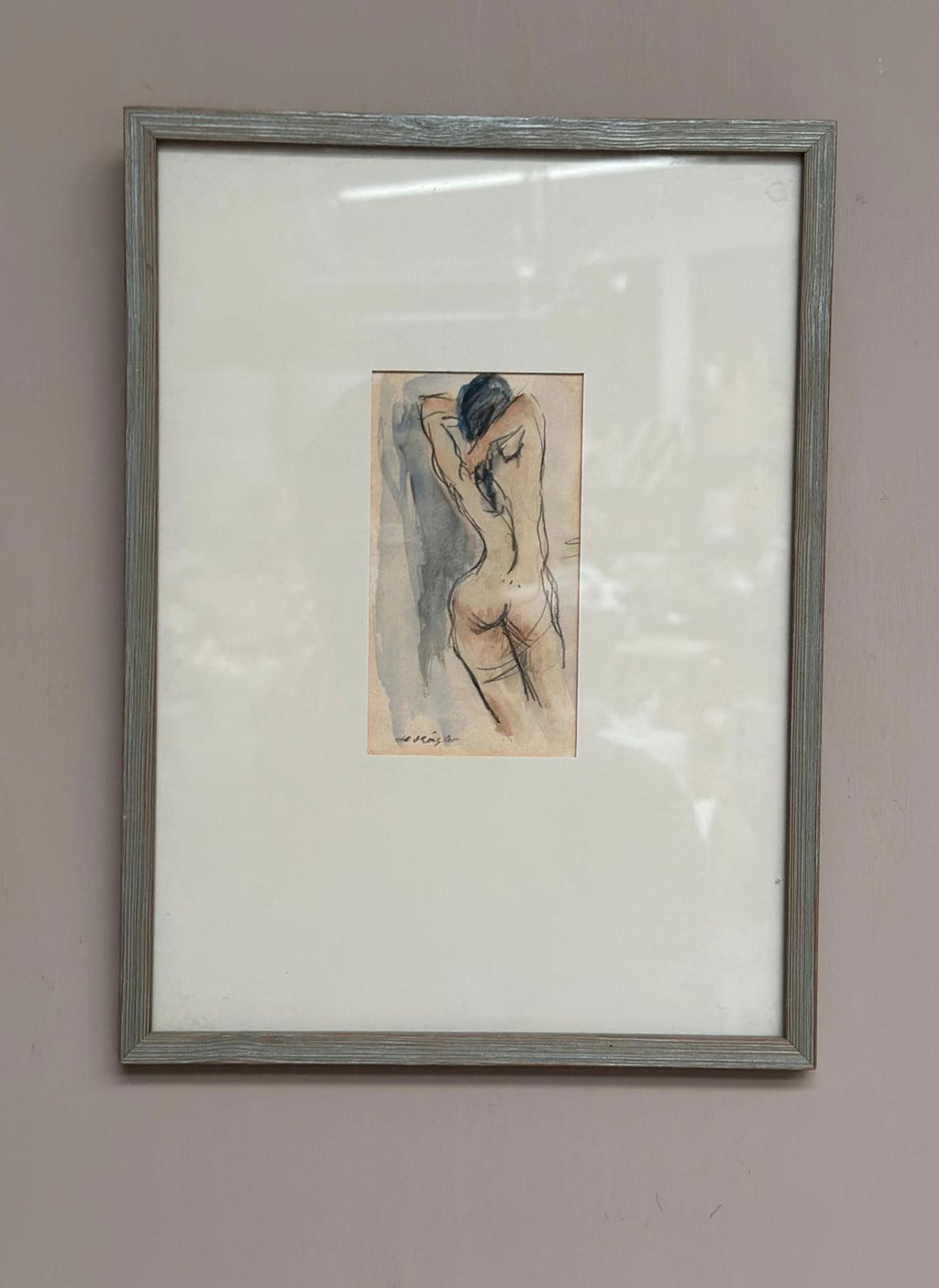 “Nude Study” by Helge W. Högbom