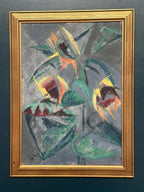Abstract Still Life with Sunflowers