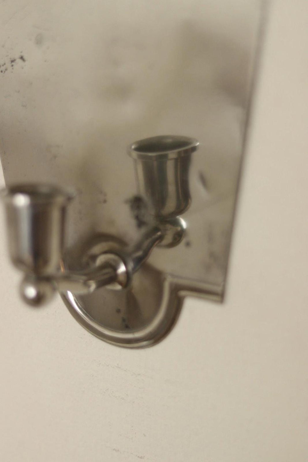 Pair of Mid Century Swedish Pewter Sconces by Svenskt Tenn