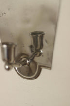Pair of Mid Century Swedish Pewter Sconces by Svenskt Tenn