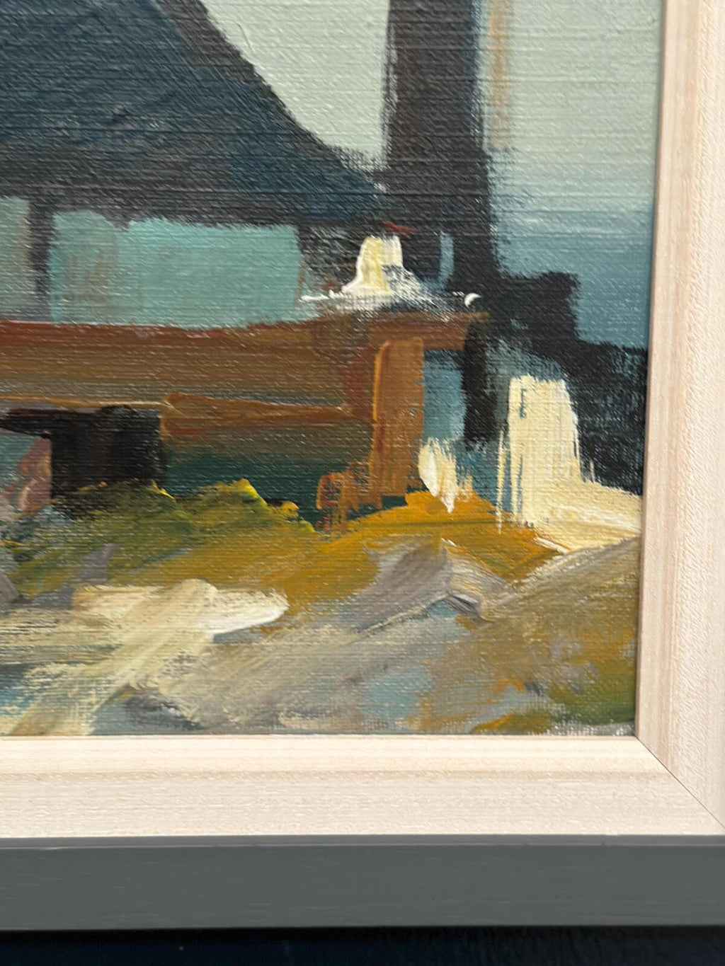 “Huts on the Coast” (Attributed to Kai C.