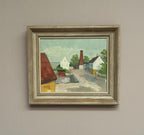 “Barns with Red Chimney” by A Svensson