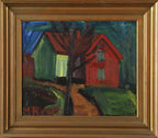 “Landscape with House” by Manfred Flyckt