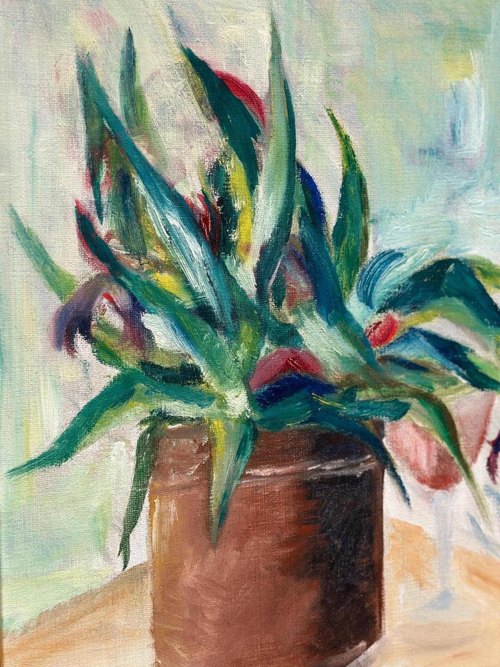 “Vase with Plant”
