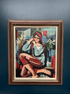 “Portrait of a Young Lady” by M. Costa