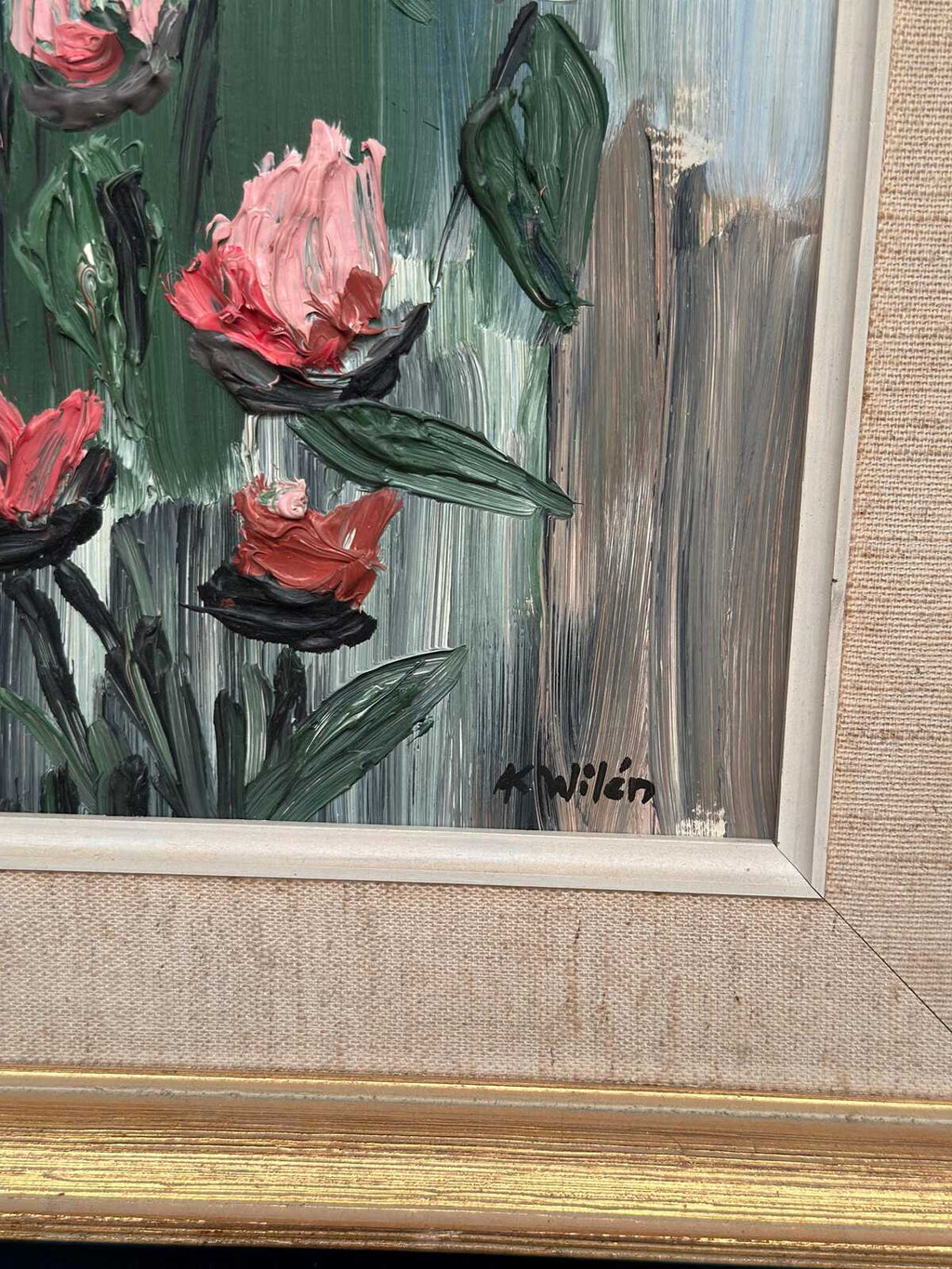 “Floral Impasto” by A. Wilén