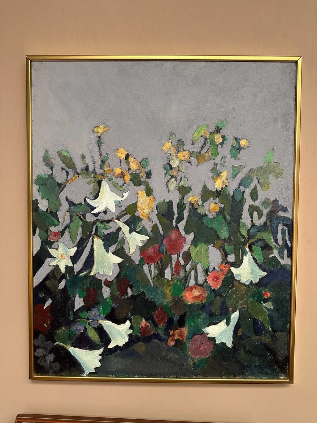 “Still Life (Flower Motif)” by L.S.