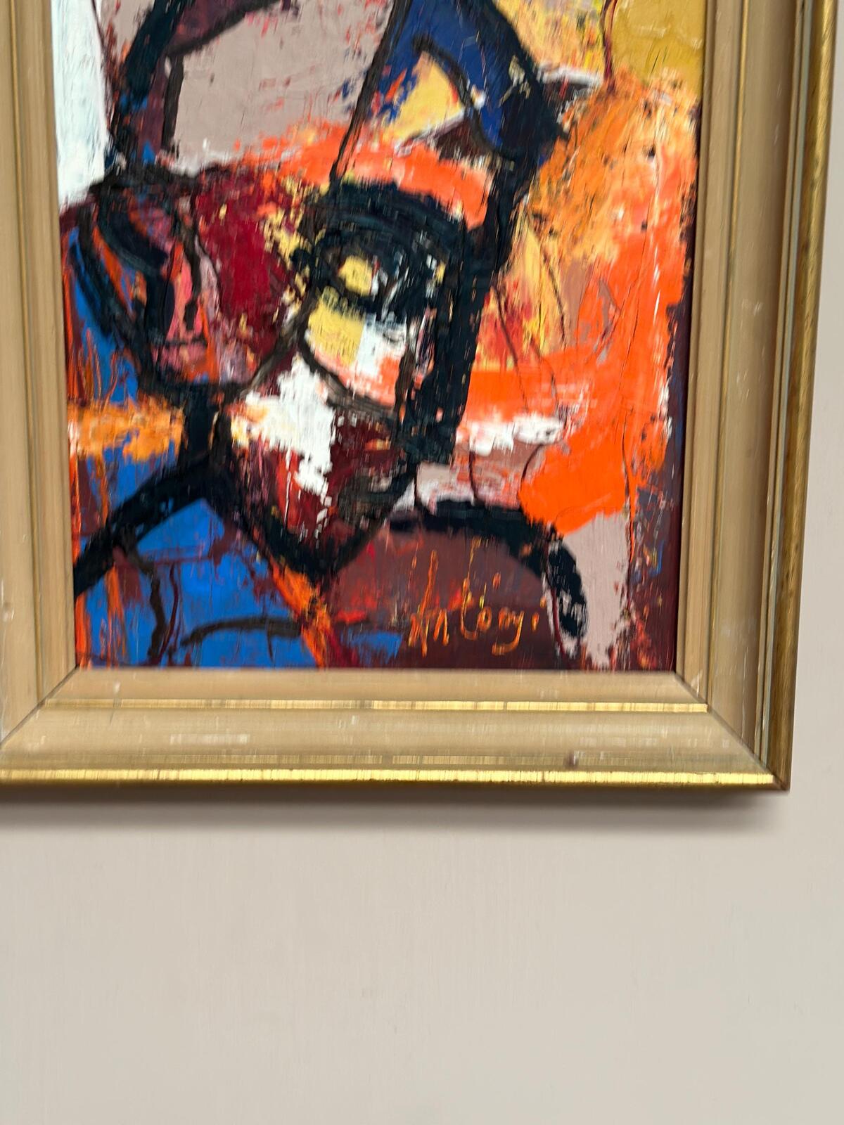 “Composition with Face” by Imre Antonyi