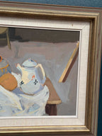“Stilleben med kaffekannor” by T. Ahlm