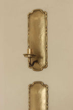 Pair Of Mid Century Style Swedish Brass Sconces by Scandia